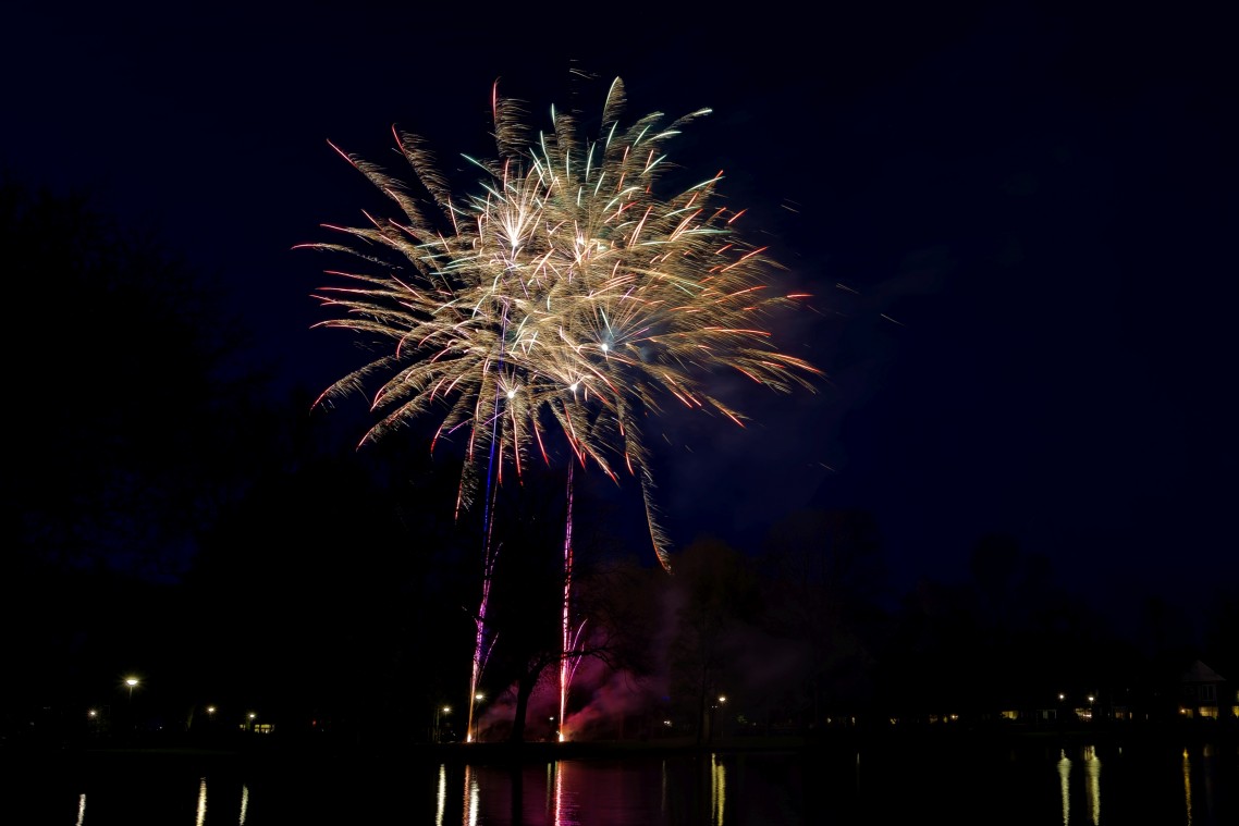 Oranje Vuurwerk Wilhelminapark - Koningsdag 2015 - 3
